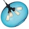 Cwi Lighting Glass 4 Light Down Pendant With Blue Finish 5553P16 -Blue - alternate 3
